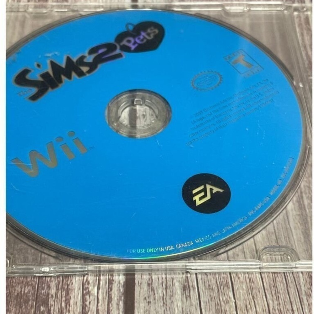 The Sims 2 Pets Nintendo Wii Video Game Disc Only EA Maxis 2007 RVL-RPPE-USA